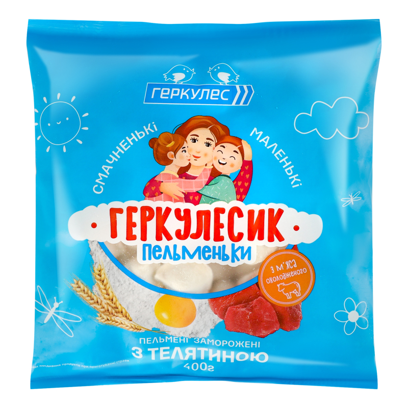 Пельмені з телятиною Геркулесик м/у