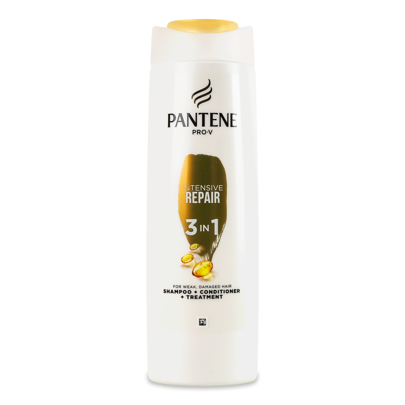 Шампунь та бальзам ополіскувач 3в1 Інтенсивне відновлення 360мл Пантін