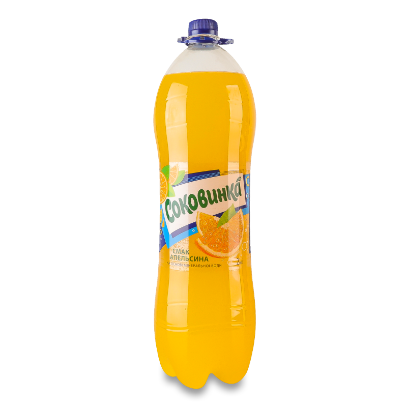 Напій Апельсин з соком 2л Соковинка