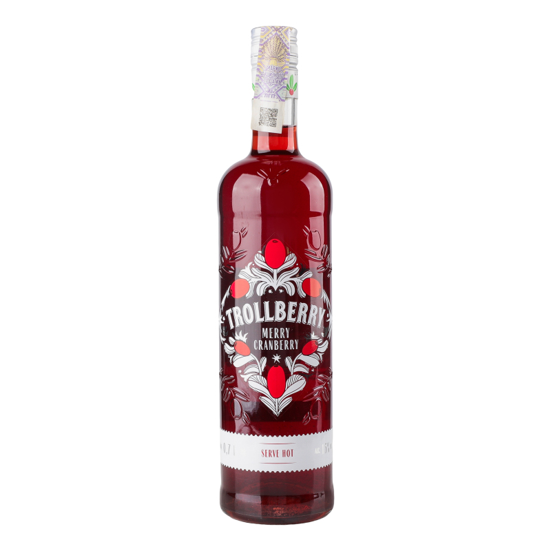 Напиток ликеро-водочный 0.7л 15% Merry cranberry Trollberry бут