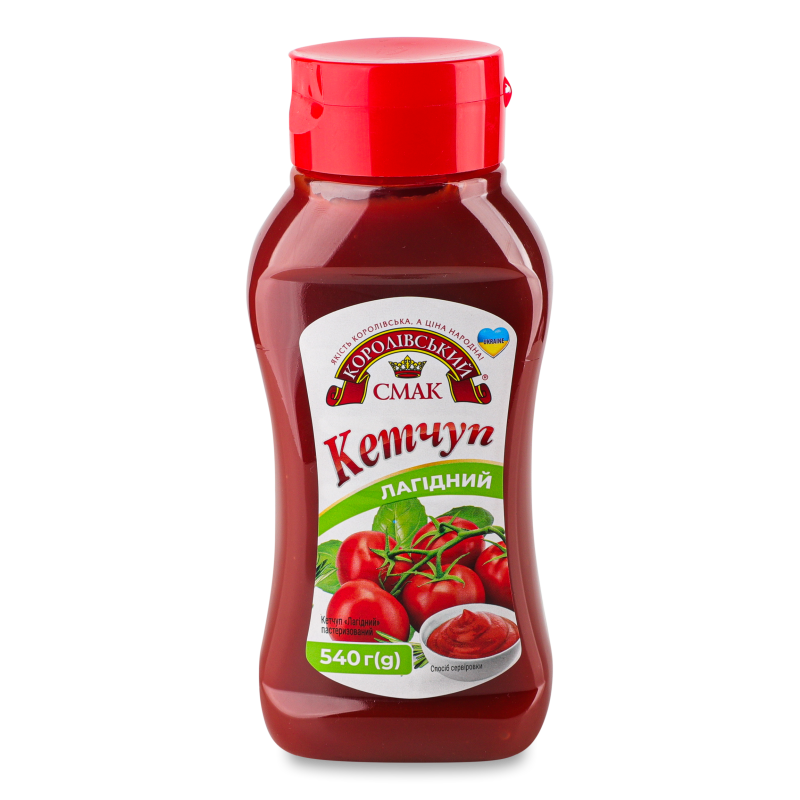 Кетчуп Лагідний 540г пет Королівський смак