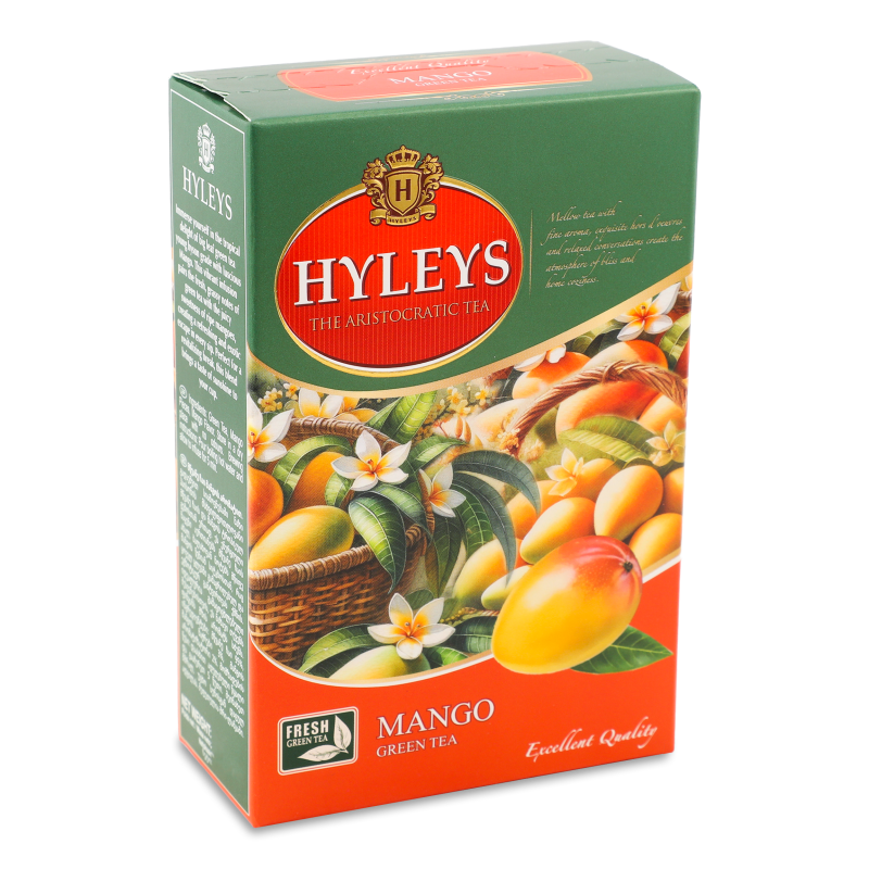 Чай Манго зелений крупнолистовий 100г Hyleys