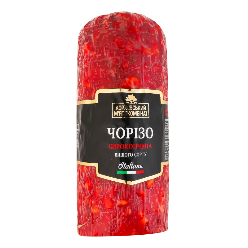 Ковбаса Чорізо Коржівський м'ясокомбінат с/к в/с кг