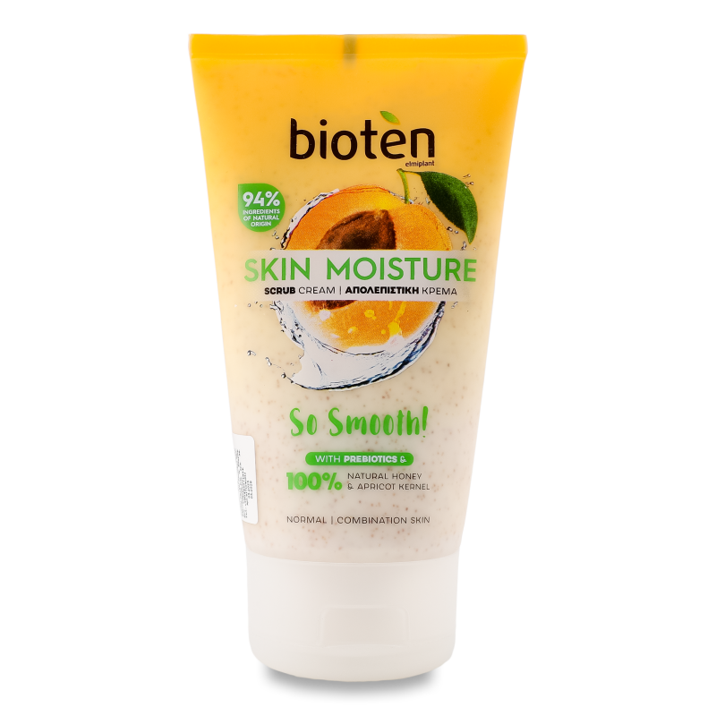 Скраб-крем д/обличчя Зволоження шкіри 150мл Bioten