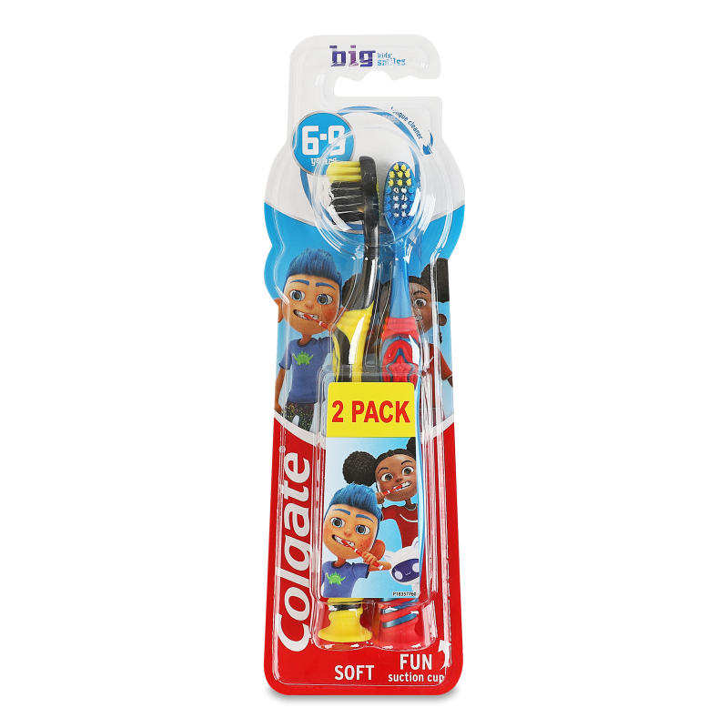 Щітка зубна дитяча Soft 6-9років 2шт Colgate
