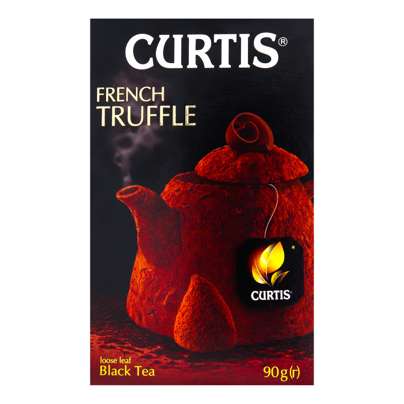 Чай черный байховый ароматизированный French Truffle Curtis к/у 90г ...