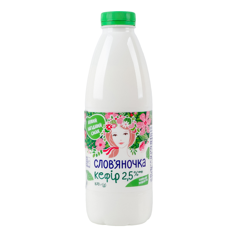 Кефір 2.5% Слов'яночка п/пл