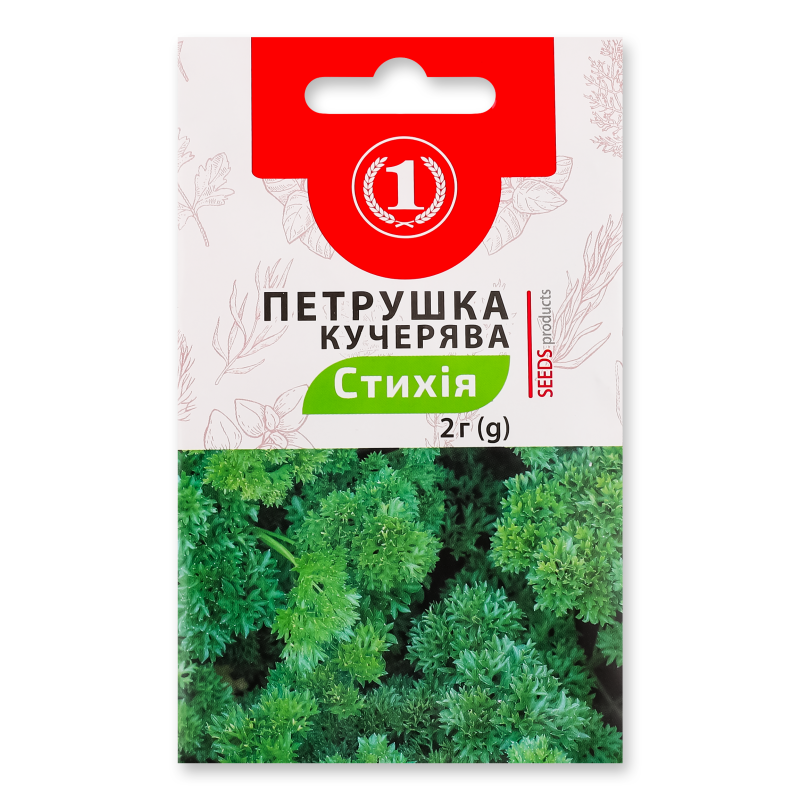 Насіння Петрушка Кучерява стихія 2г ТМ “1”