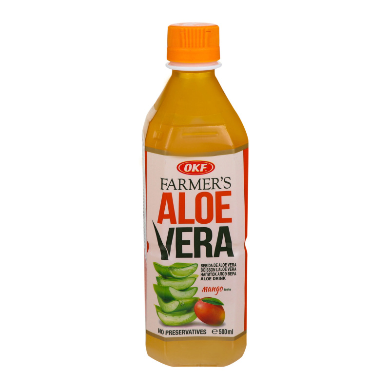 Напій безалкогольний Mango Aloe Vera Farmer's OKF п/пл