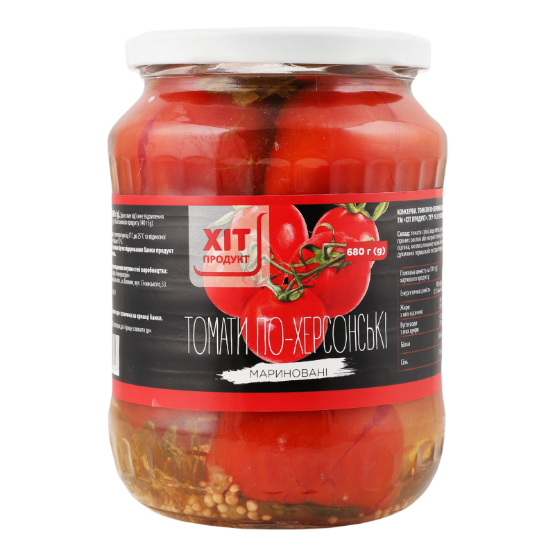 Томати мариновані По-херсонські Хіт продукт с/б