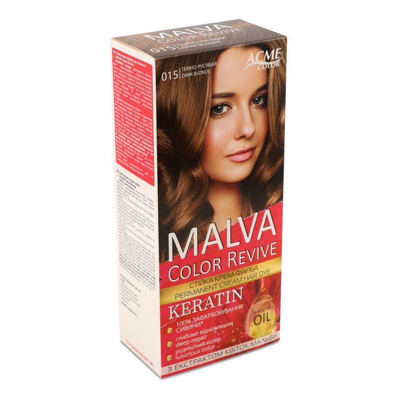 Крем-фарба д/волосся Color Revive 015 темно-русявий Malva