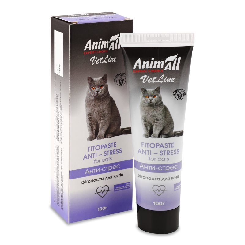 Фітопаста д/котів VetLine Анти-стрес 100г AnimAll