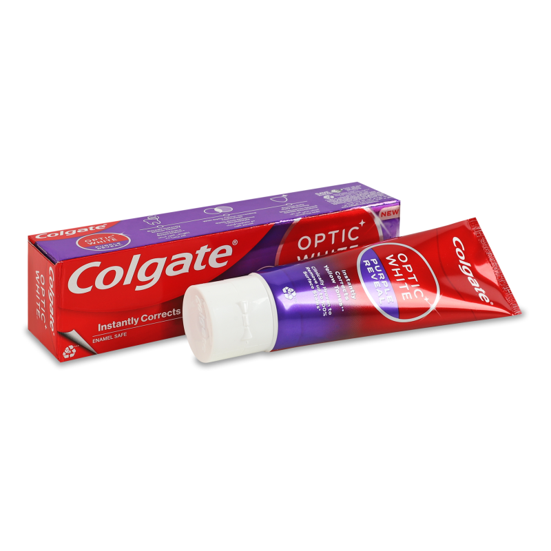 Паста зубна Optic White Фіолетовий ефект відбілювання 75мл Colgate