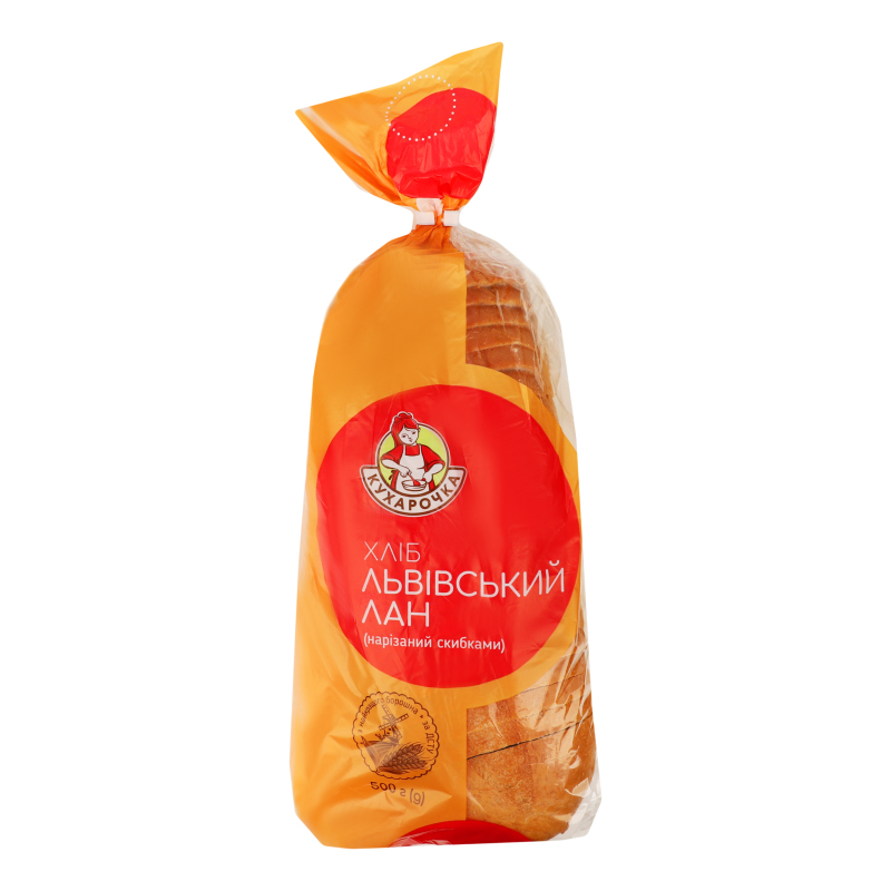 Хліб нарізний Львівський лан Кухарочка м/у