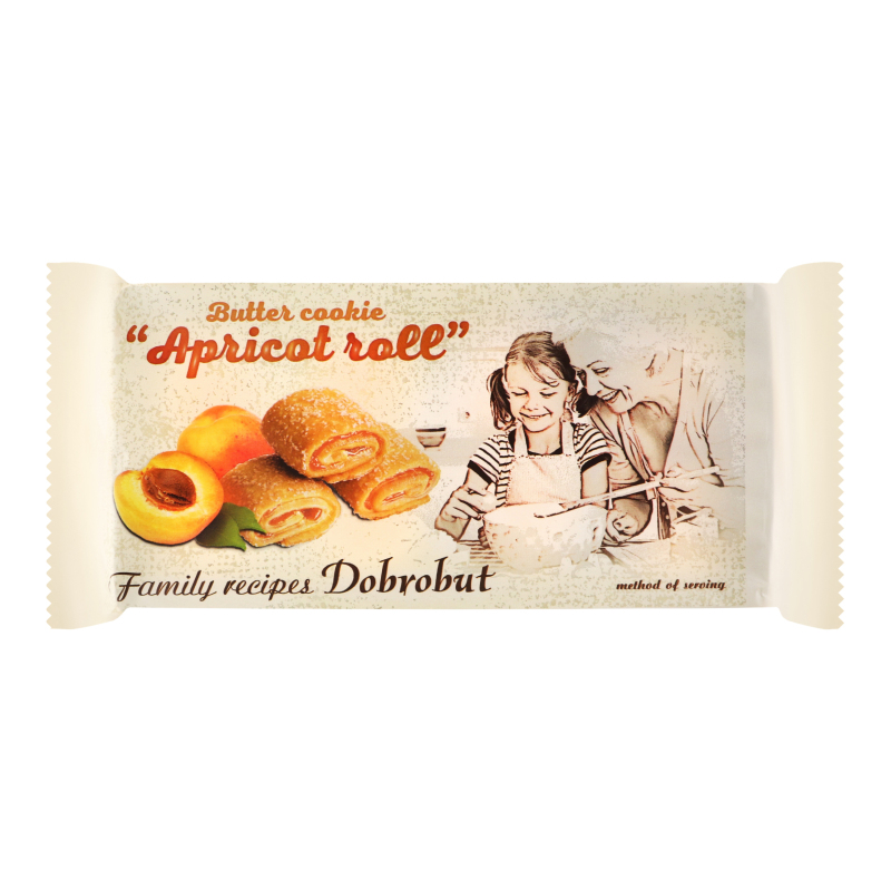 Печиво здобне Apricot roll Family recipes Dobrobut м/у