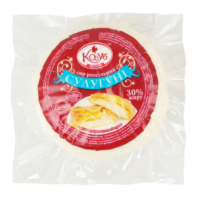 Сир 30% розсільний Сулугуні Козуб продукт кг