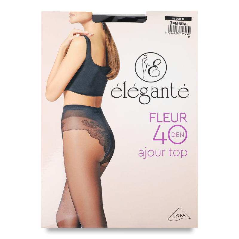 Колготи жіночі Fleur неро 40ден р.3 Elegante