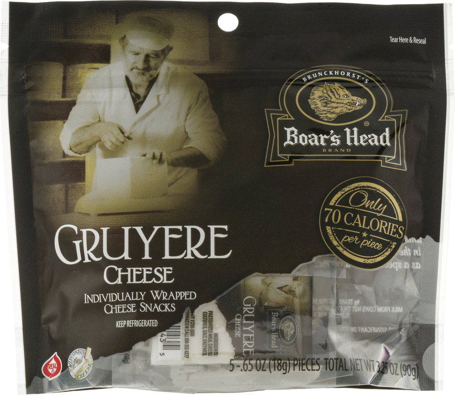 Boar's Head Gruyere Cheese Snacks 5 CT Boar's Head(42421151374