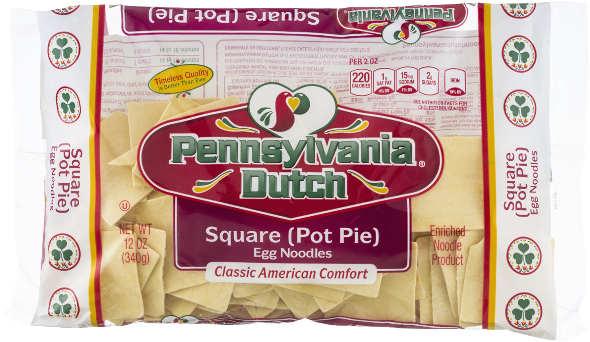 Pennsylvania Dutch Square Pot Pie Egg Noodles Pennsylvania Dutch