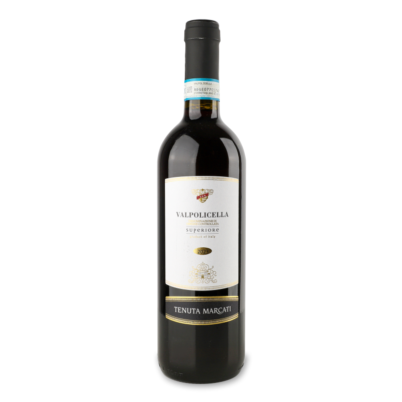 Вино Valpolicella Superiore червоне сухе 13% 0,75л Tenuta Marcati