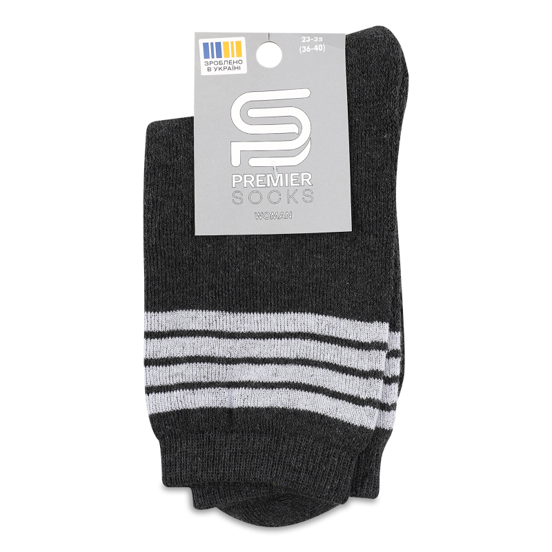 Шкарпетки жіночі Зайчики махра класичні р.23-25 Premier Socks