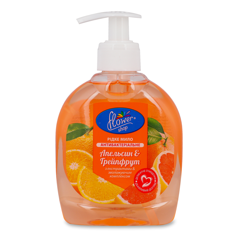 Мило рідке Апельсин та грейпфрут 300мл Флауершоп