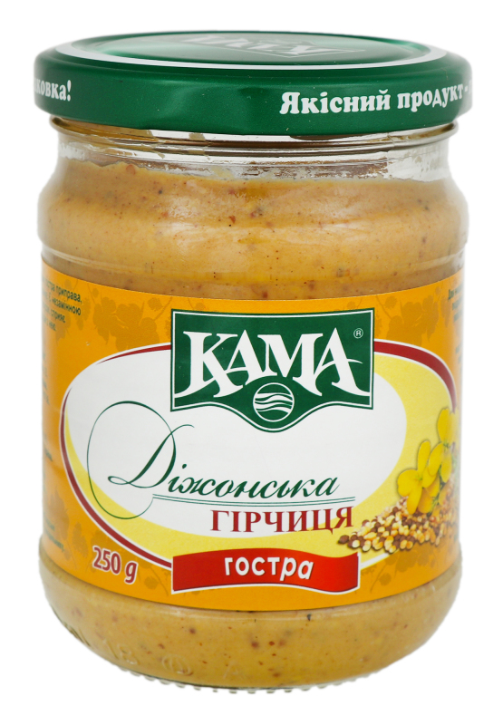 Горчица острая Дижонская Кама с/б 250г КАМА(4820086370455): купить в ...