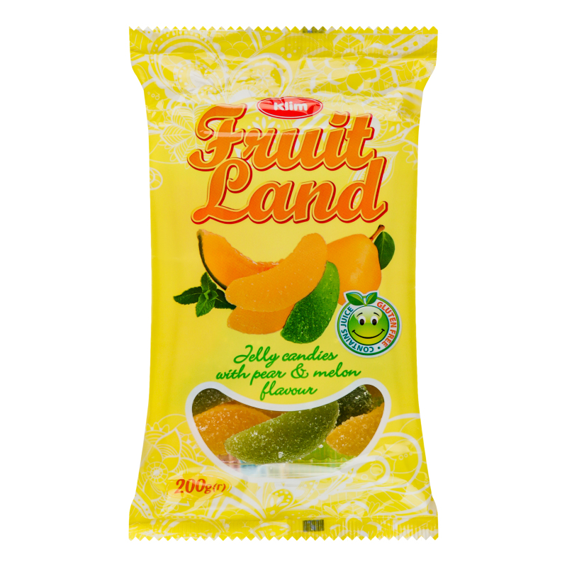 Мармелад желейный Груша-дыня Fruit Land Klim м/у 200г Клим ...