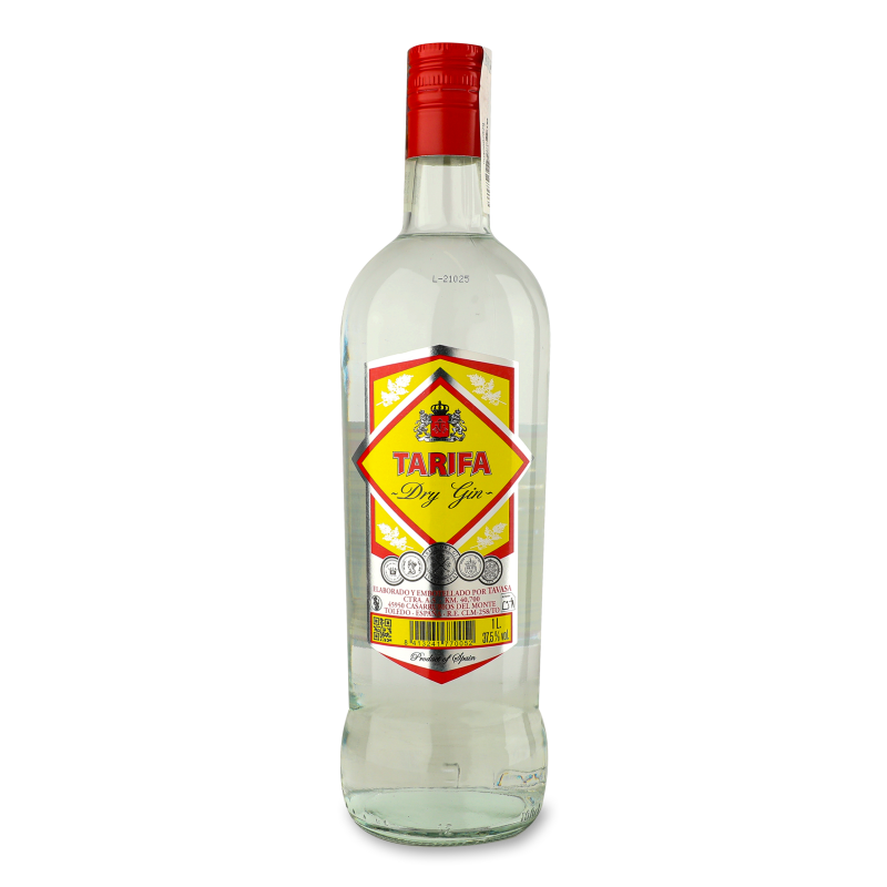 Джин Dry 37,5% 1л Tarifa