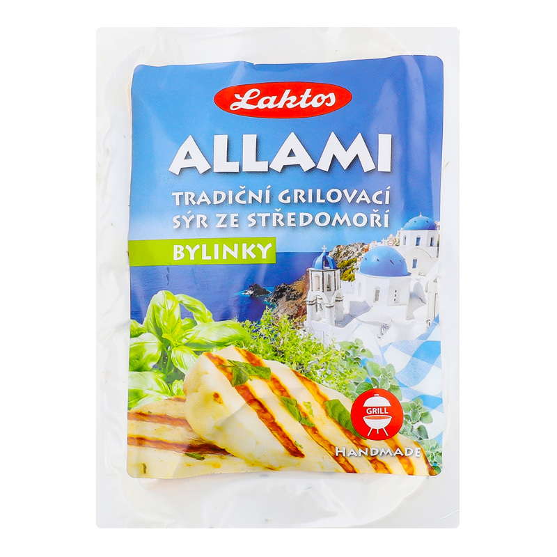 Сир 45% для смаження типу халумі з травами Аламі Laktos в/у