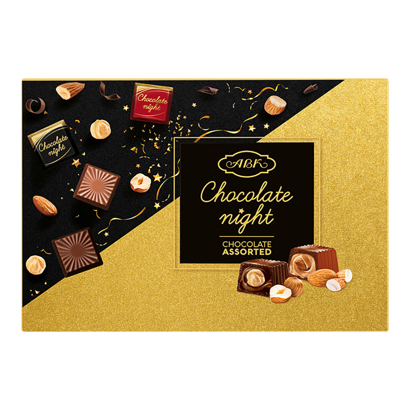 Конфеты шоколадные Chocolate Night Assorted АВК к/у 170г АВК ...