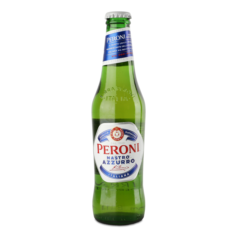Пиво Nastro Azzurro світле 5% 0,33л скло Peroni