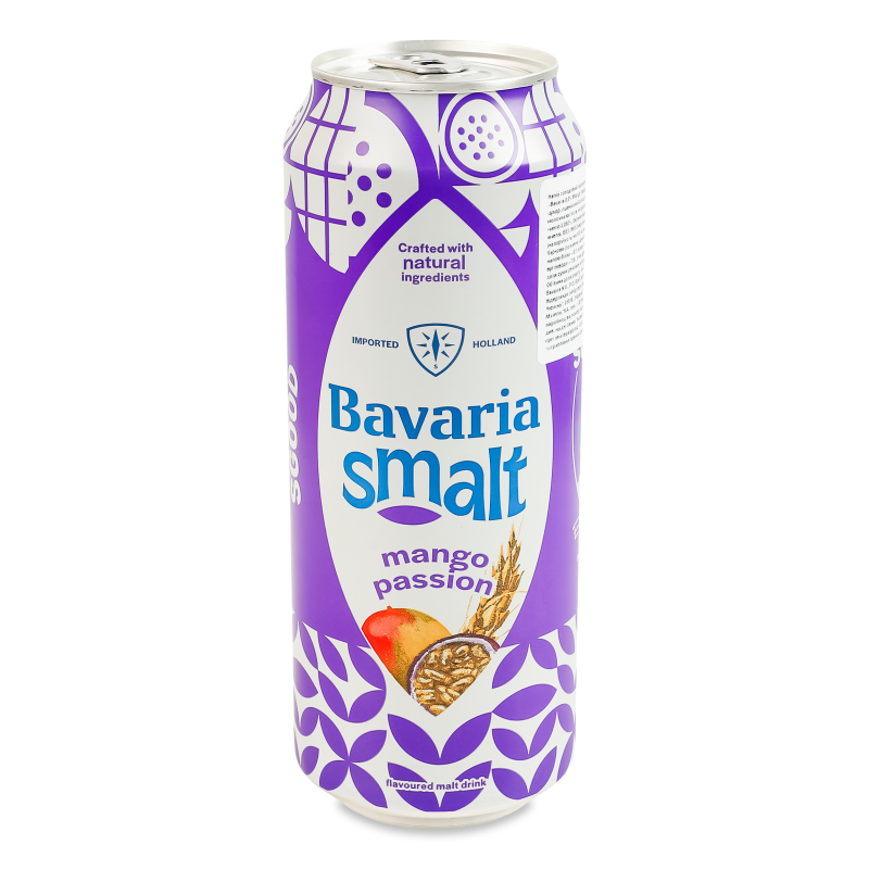 Пиво світле з смаком Манго-маракуйя безалкогольне 0,5л ж/б Баварія