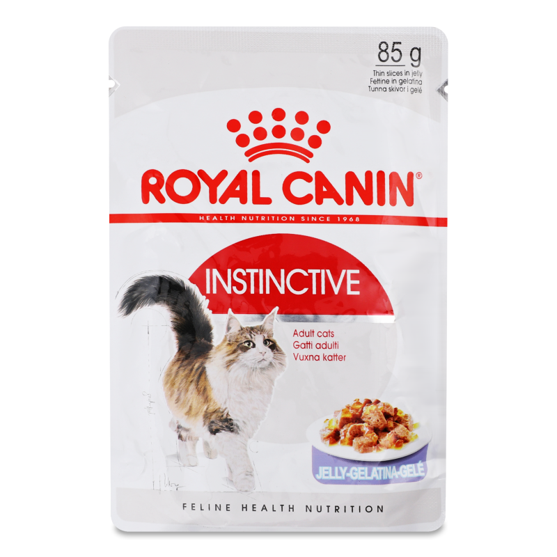 Корм д/дорослих котів Інстінктів шматочки в желе 85г пауч Роял Канін