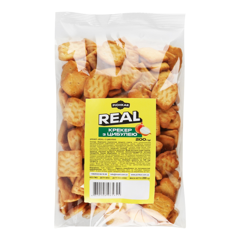 Крекер з цибулею Real Pichkar м/у