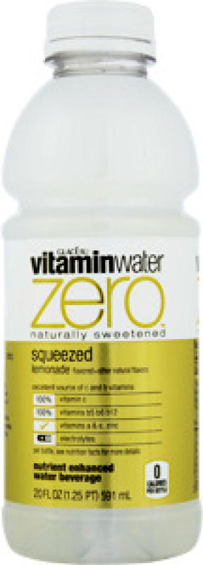 檸檬‪ vitaminwater Zero Naturally Sweetened Squeezed Lemonade