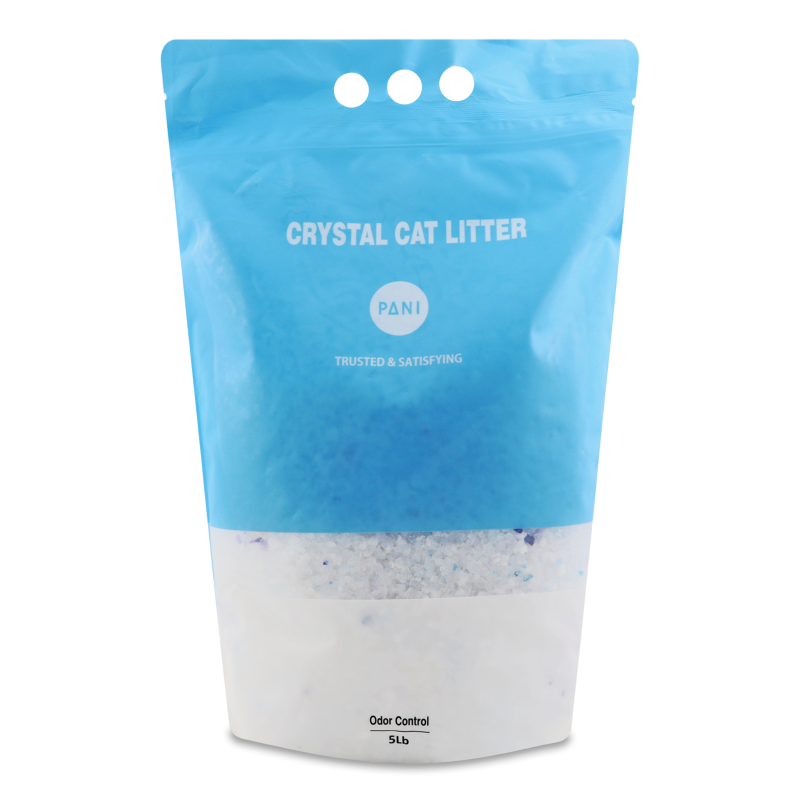 Наповнювач д/котячого туалету Класичний силікагелевий 80% 2,3кг Pani