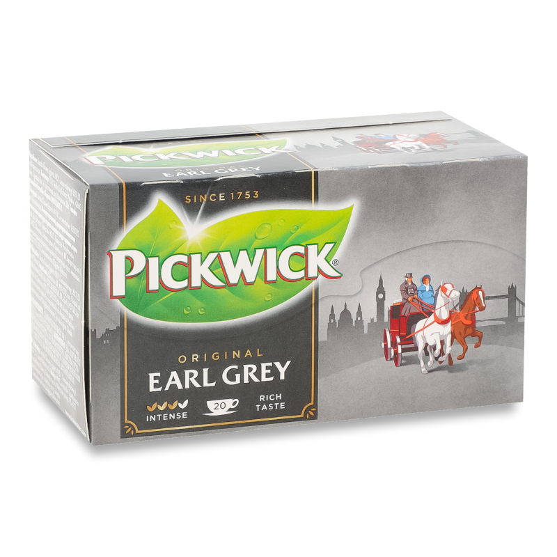 Чай Earl Grey чорний з ароматом бергамоту 20*2г Pickwick