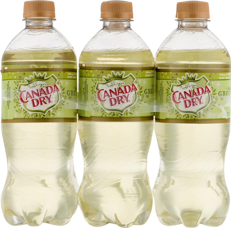 Canada Dry Sparkling Green Tea Ginger Ale 6 PK Canada Dry(78000168402