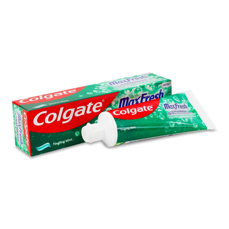 Паста зубна MaxFresh Ultrafreeze Активне очищення та захист 75мл Colgate