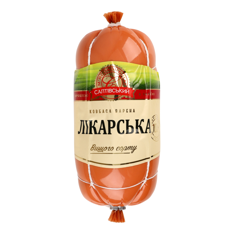 Ковбаса варена Лікарська Салтівський М'ясокомбінат в/с кг