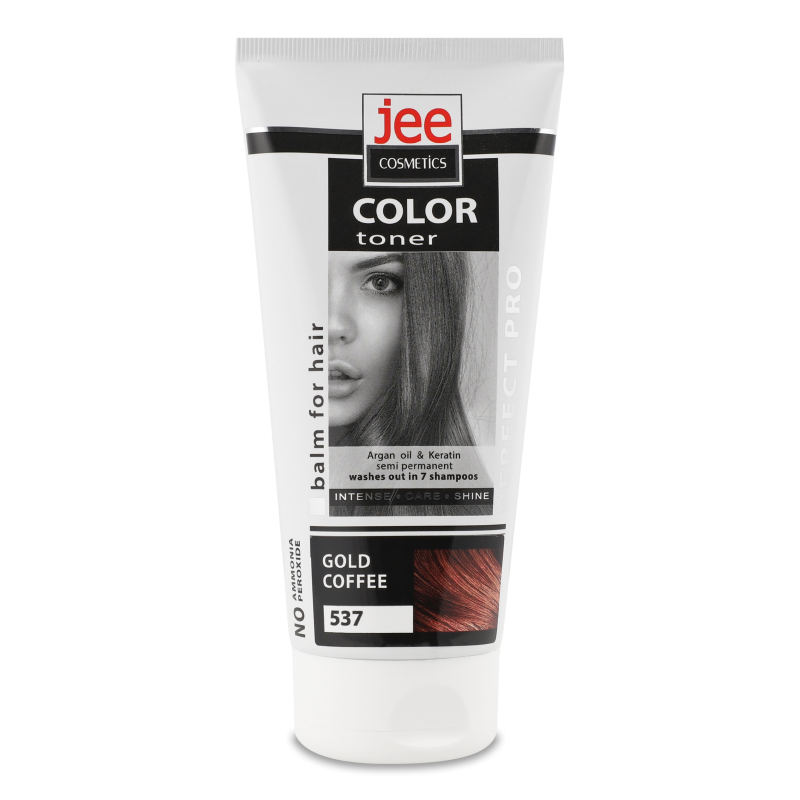 Бальзам тонуючий 537 кавово-золотистий 150мл Jee Cosmetics