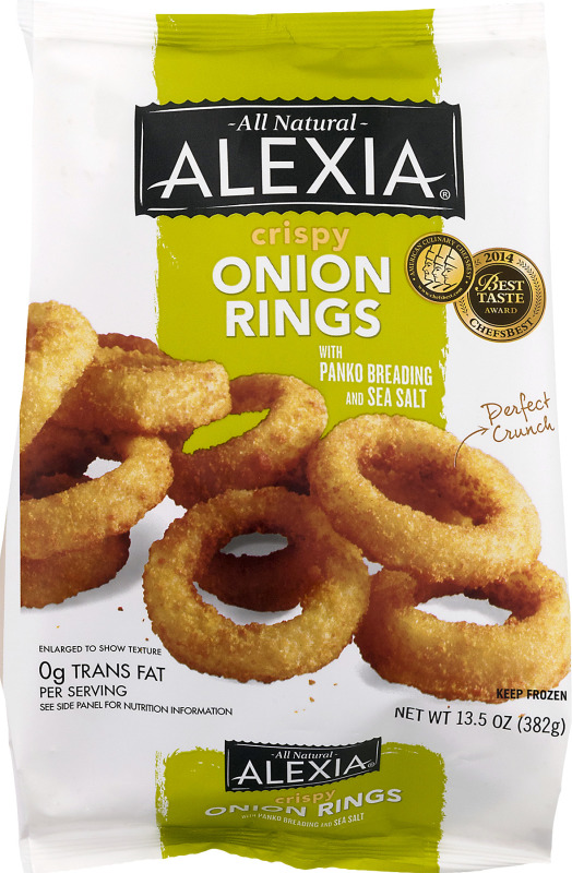 Alexia Crispy Onion Rings Panko Breading and Sea Salt Alexia