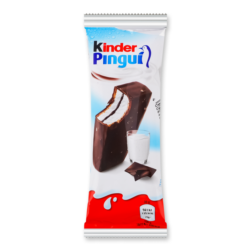 Тістечко бісквітне Pingui в шоколаді 30г Kinder