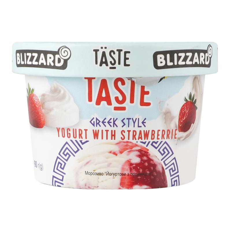 Морозиво 10% Йогуртове з полуницею Taste Blizzard ст