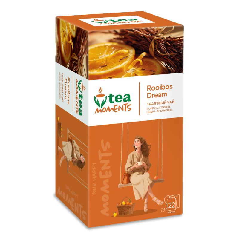 Чай трав’яний Rooibos Dream 22*1,5г Tea Moments