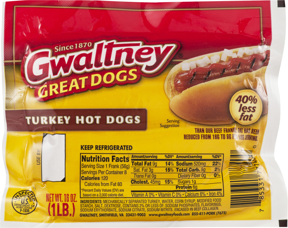 Gwaltney Great Dogs Turkey Hot Dogs Gwaltney(785331777400) customers reviews