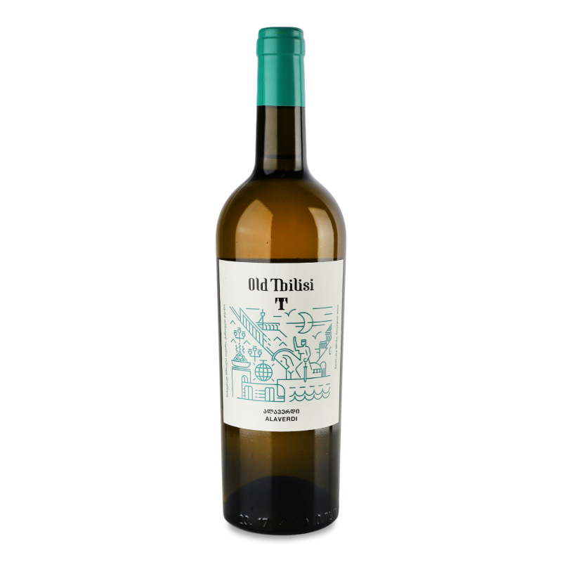 Вино Алаверді біле н/сухе 12,5% 0,75л Старий Тбілісі