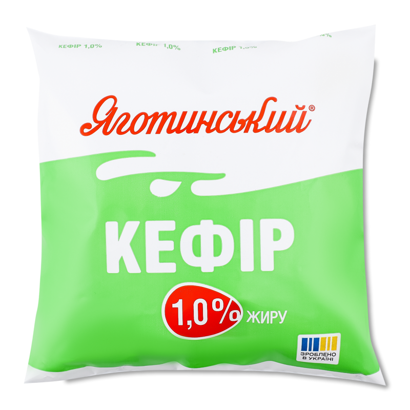 Кефір 1% 400г п/е Яготинський
