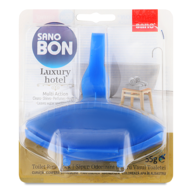 Засіб д/миття унітазів СаноБон Хотел Лакшері 55г Сано